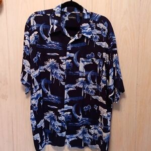 Men's Surfers Rayon Large Shirt